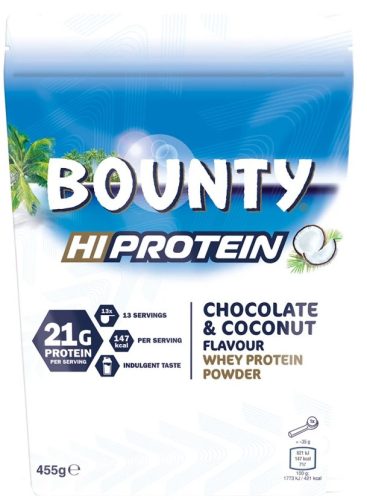 Snickers&Mars Protein Powder HiProtein 455g BOUNTY HiProtein Coconut (Kókusz)