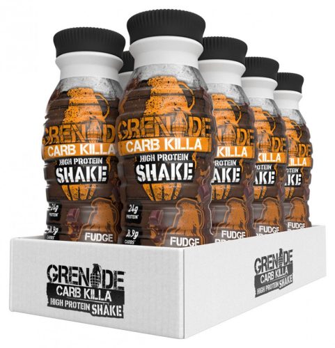 Grenade Karton Carb Killa High Protein Shake 8x330ml Fudge Brownie (Brownie Csokoládé)