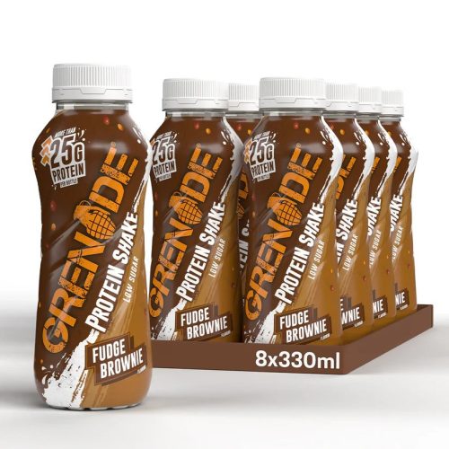 Grenade Karton Carb Killa High Protein Shake 8x330ml Fudge Brownie (Brownie Csokoládé)