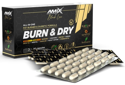 AMIX Amix® Black Line Burn & Dry 90 Capsules 90 Kapszula