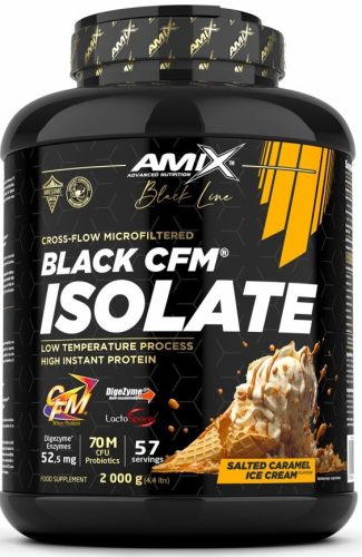 AMIX Amix® Black Line Black CFM® Isolate 2000g Salted Caramel Ice Cream (Sós Karamell)