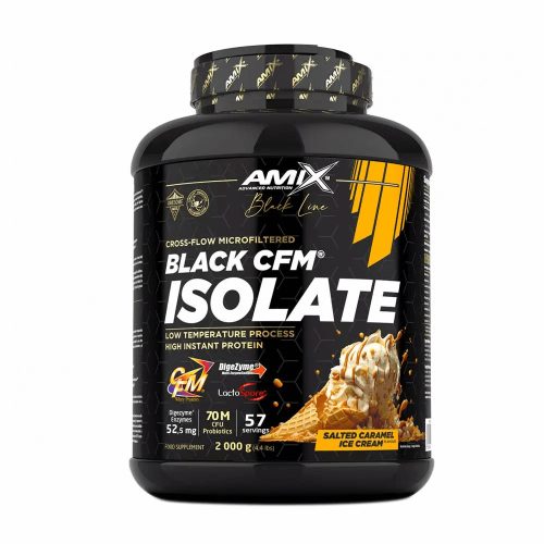 AMIX Amix® Black Line Black CFM® Isolate 2000g Salted Caramel Ice Cream (Sós Karamell)