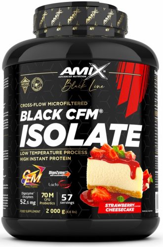 AMIX Amix® Black Line Black CFM® Isolate 2000g Strawberry Cheesecake (Eper Sajttorta)