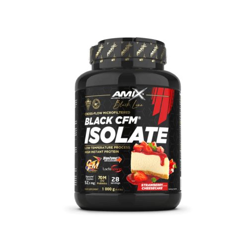 AMIX Amix® Black Line Black CFM® Isolate 1000g Strawberry Cheesecake (Eper Sajttorta)