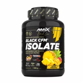   AMIX Amix® Black Line Black CFM® Isolate 1000g Mango Pineapple (Mangó Ananász) EXP.:2026/11/30