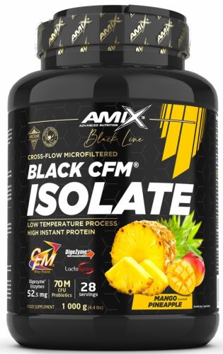 AMIX Amix® Black Line Black CFM® Isolate 1000g Mango Pineapple (Mangó Ananász)