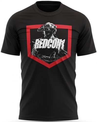 Redcon1 Stealth T-Shirt Black (Fekete) XXXL (Extra Extra Extra Nagy Méret)