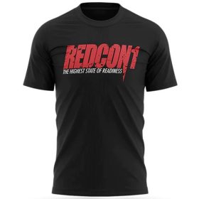 Redcon1 OG T-Shirt Red/Black (Fekete/Piros) L (Nagy Méret)