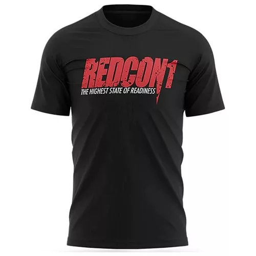 Redcon1 OG T-Shirt Red/Black (Fekete/Piros) L (Nagy Méret)
