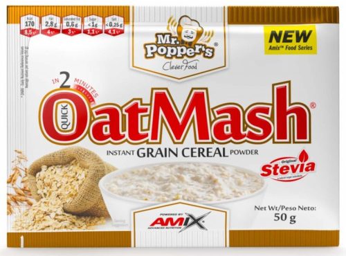 AMIX Mr. Poppers OatMash 50g Strawberry Yoghurt (Eper Yoghurt)