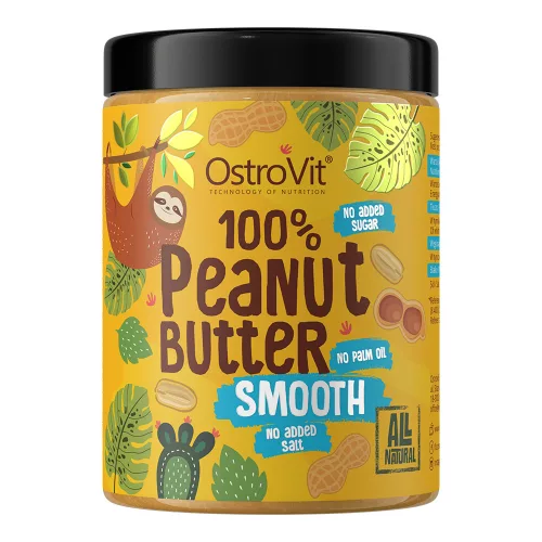 OstroVit 100% Peanut Butter 1000g Smooth (Lágy)