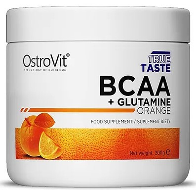 OstroVit BCAA + Glutamine 200g Orange (Narancs)