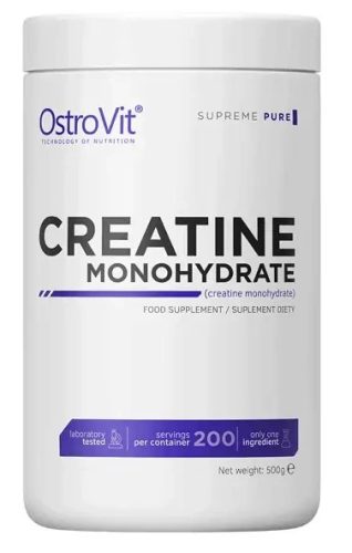 OstroVit Supreme Pure Creatine Monohydrate 500g Unflavored (Ízesítetlen)