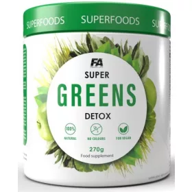   Fitness Authority Super Greens Detox 270g Unflavored (Ízesítetlen)