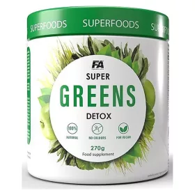 Fitness Authority Super Greens Detox 270g Unflavored (Ízesítetlen)