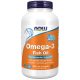 Now Foods Omega-3 Fish Oil 1000mg In Fish Gelatin Softgel 200 Fish Softgel 200 Gélkapszula