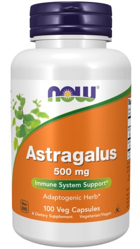Now Foods Astragalus 500mg 100 Veg Capsules 100 Kapszula