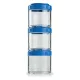 Blender Bottle Go Stak 3x100ml Cyan (Kék) 3 Részes Tároló Szett