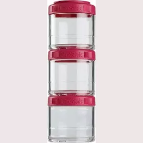 Blender Bottle Go Stak 3x100ml Pink (Rózsaszín) 3 Részes Tároló Szett