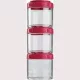 Blender Bottle Go Stak 3x100ml Pink (Rózsaszín) 3 Részes Tároló Szett