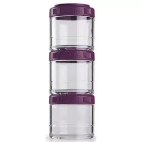   Blender Bottle Go Stak 3x100ml Plum (Lila) 3 Részes Tároló Szett