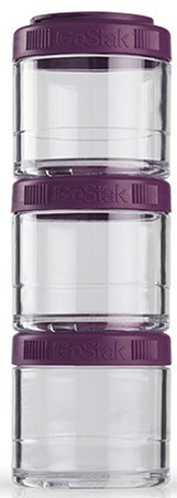 Blender Bottle Go Stak 3x100ml Plum (Lila) 3 Részes Tároló Szett