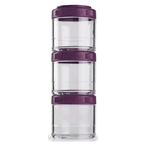 Blender Bottle Go Stak 3x100ml Plum (Lila) 3 Részes Tároló Szett