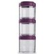 Blender Bottle Go Stak 3x100ml Plum (Lila) 3 Részes Tároló Szett