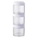 Blender Bottle Go Stak 3x100ml White (Fehér) 3 Részes Tároló Szett