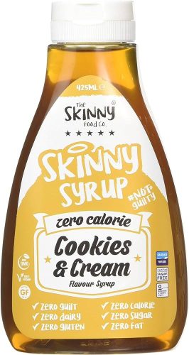 Skinny Foods Syrup Zero Calorie 425ml Cookies & Cream (Sütikrém)