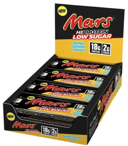 Snickers&Mars Karton HiProtein Bar 12x51-59g MARS LOW SUGAR SALTED CARAMEL (Karamell)