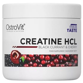   OstroVit Creatine HCl 300g Black Currant With Cherry (Fekete Ribizli Cseresznye)
