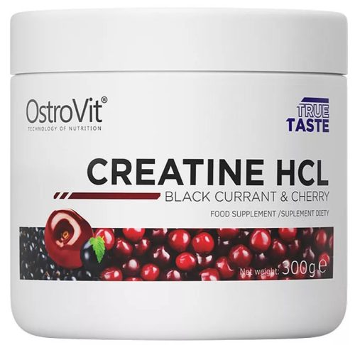 OstroVit Creatine HCl 300g Black Currant With Cherry (Fekete Ribizli Cseresznye)
