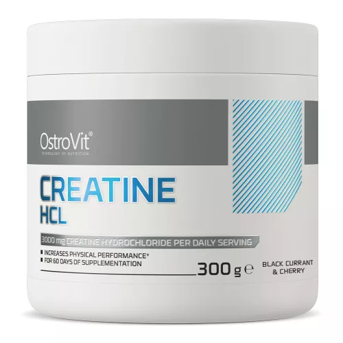 OstroVit Creatine HCl 300g Black Currant With Cherry (Fekete Ribizli Cseresznye)