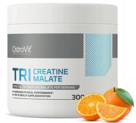 OstroVit Tri-Creatine Malate 300g Orange (Narancs)
