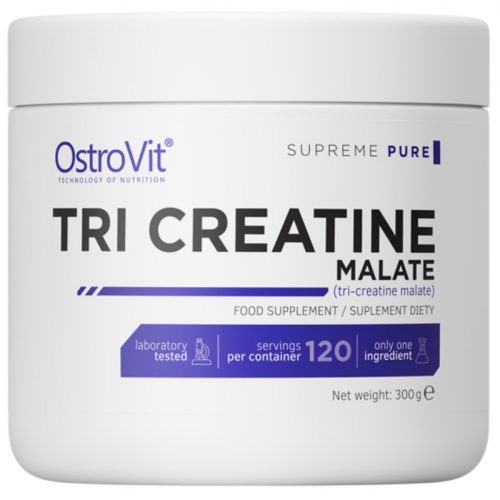 OstroVit Tri-Creatine Malate 300g Unflavored (Ízesítetlen)