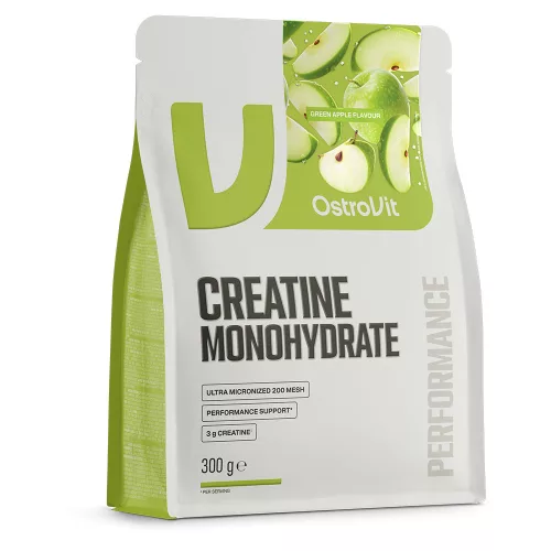 OstroVit Creatine Monohydrate 300g Green Apple (Zöldalma)