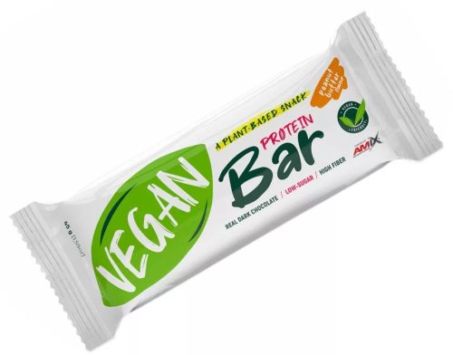AMIX Amix Vegan Protein Bar 45g Peanut Butter (Mogyoróvaj)