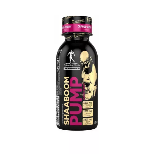 Kevin Levrone SHAABOOM Pump Juice Shot 120ml Orange Cherry (Narancs Cseresznye)