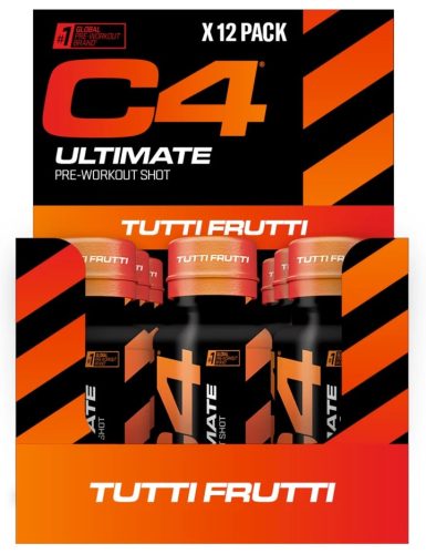 Cellucor Karton C4 Ultimate Pre-Workout Shot 12x60ml Tutti Frutti (Tutti Frutti)