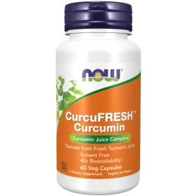 Now Foods CurcuFRESH Curcumin 60 Veg Capsules 60 Kapszula