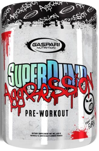 Gaspari Nutrition SuperPump Aggression 450g U.S.A. Fruit Punch Fury (Gyümölcspuncs)