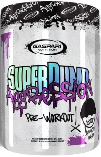 Gaspari Nutrition SuperPump Aggression 450g U.S.A. Gangsta Grape (Szőlő)
