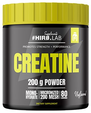 Hiro.Lab Supplements Creatine Monohydrate 200g Unflavored (Ízesítetlen)