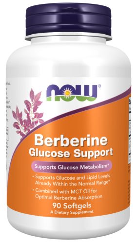 Now Foods Berberine Glucose Support Softgels 90 Softgels 90 Gélkapszula