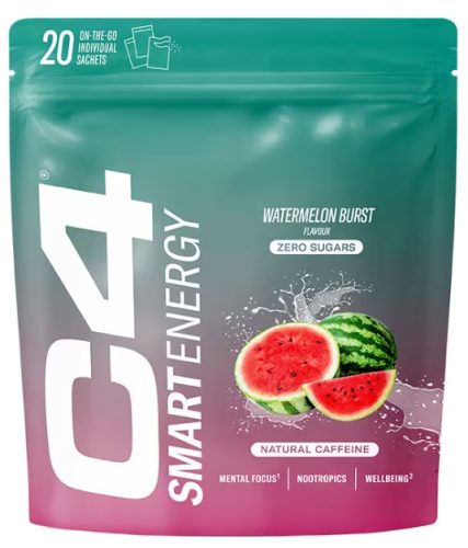 Cellucor C4 Smart Energy Powder 20x2,6g (20 Tasak) Watermelon Burst (Görögdinnye)