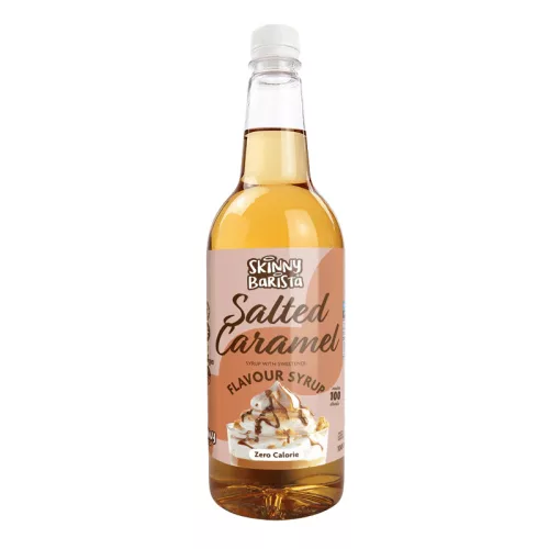 Skinny Foods Barista Zero Calorie Flavour Syrup 1l Salted Caramel (Sós Karamell)