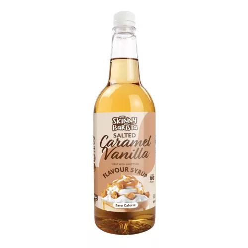 Skinny Foods Barista Zero Calorie Flavour Syrup 1l Salted Vanilla (Vanília)