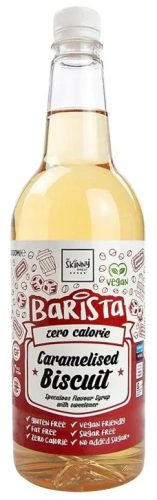 Skinny Foods Barista Zero Calorie Flavour Syrup 1l Caramel Biscuit (Karamell Keksz)