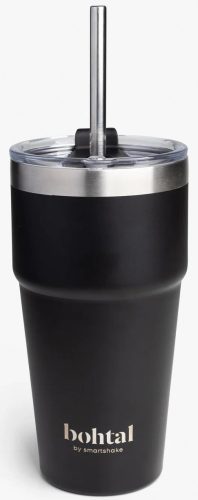 SmartShake Bohtal Insulated Travel Mug 600ml Utazóbögre Black (Fekete)